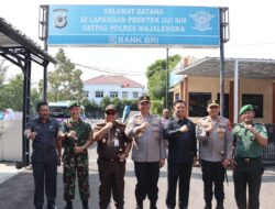 Wakapolda Jabar Cek Lintasan Baru Ujian Praktik SIM C di Polres Majalengka