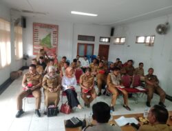Ps. Panit Samapta lll Polsek Cikijing Menghadiri Rapat Persiapan Peringatan Hari Besar Nasional (PHBN).