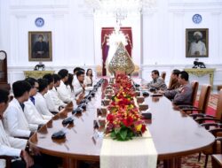 Presiden Jokowi Terima Kunjungan PP KMHDI di Istana Merdeka