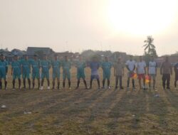 Bhabinkamtibmas Polsek Jatiwangi Laksanakan Pengamanan Turnamen Sepak Bola