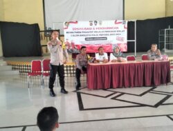 Kapolsek Majalengka Kota Pimpin Sosialisasi Binlat Calon Anggota Polri di SMAN 1 Majalengka