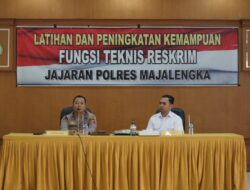 Polres Majalengka Gelar Latkatpuan Fungsi Teknis Reskrim