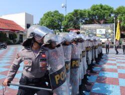 Sat Samapta Polres Majalengka Menggelar Latihan Dalmas untuk Tingkatkan Kemampuan