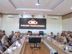 Polres Majalengka Hadiri Taklimat Akhir Pemeriksaan Pendahuluan Kinerja & Efektifitas Pengelolaan Barang Bukti