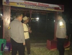 Blusukan ke Warga, Kapolsek bersama Bhabinkamtibmas Polsek Kadipaten Sampaikan Imbauan Kamtibmas