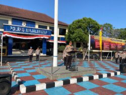 Kapolres Majalengka Memimpin Apel Pagi untuk Menjaga Kondusifitas dan Kesiapan Pemilu