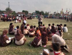 Polisi Melaksanakan Penyuluhan dan Sosialisasi Kenakalan Remaja di Jambore Ranting Kwatir Kadipaten