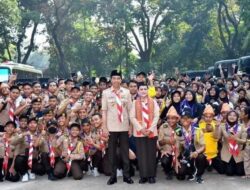 Presiden Jokowi dan Ibu Iriana Tinjau Raimuna Nasional XII