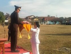 Pelaksanaan Upacara Parade Senja Dalam Rangkaian Peringatan HUT Kemerdekaan RI ke-78 Tahun 2023 Tingkat Kecamatan Jatiwangi