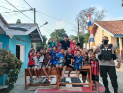 Polisi Sahabat Anak: Bhabinkamtibmas Polsek Majalengka Kota Sambangi Anak-Anak di Babakanjawa
