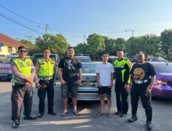 Polres Majalengka Mengamankan Mobil yang Terlibat Aksi Ngedrift di Jalan KH.Abdul Halim