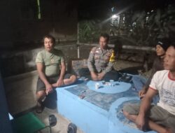 Bhabinkamtibmas Polsek Majalengka Kota Lakukan Sambang dan Silaturahmi dengan Petugas Siskamling di Lingkungan Sindangkasih