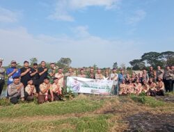 Polsek Jatiwangi Melaksanakan Giat Polri Lestarikan Negeri, Penghijauan Sejak Dini