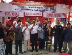 PEMCAM INDRAMAYU BERSAMA POLRES INDRAMAYU RESMIKAN KAMPUNG BEBAS NARKOBA