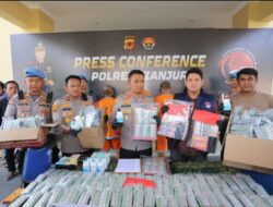 Dalam Waktu Satu Minggu, Sat Narkoba Polres Cianjur Berhasil Mengamankan Puluhan Ribu OKT