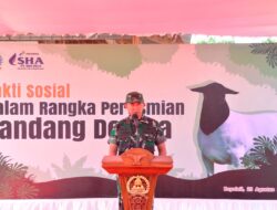 Dukung Ketahanan Pangan, Danrem Solo Kembangkan Domba Blesteran