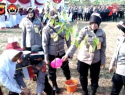 POLWAN POLRES BOGOR POLDA JABAR MELAKSANAKAN GIAT PENANAMAN POHON DALAM RANGKA PERINGATAN HARI JADI POLWAN KE 75