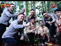 Polda Jabar Menanam Pohon Secara Serentak Dalam Rangka HUT Kemerdekaan Ke-78