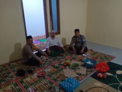 Kanit Binmas Polsek Palasah Sambangi Tokoh Agama untuk Jaga Harkamtibmas