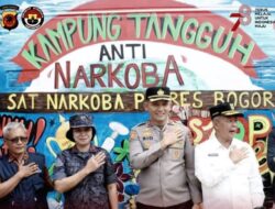 Meminimalisir Peredaran Narkotika, Polres Bogor Lauching Dan Resmikan Kampung Tangguh Bebas Narkoba