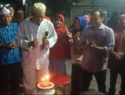 Kapolsek Jatiwangi Dapatkan Surprise di Sela Kegiatan Pagelaran Wayang Golek