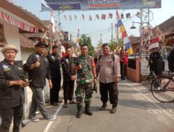Sinergitas TNI-Polri Sambangi Komunitas Sepeda Ontel untuk Ajak Berperan Aktif Menjaga Kamtibmas di Desa Karamat