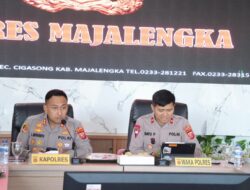 Kapolres Majalengka Lat Pra Ops Zebra Lodaya 2023 Melalui Vicon
