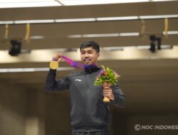 Cabor Menembak Sumbang Medali Emas Pertama untuk Indonesia di Asian Games 2022 Hangzhou