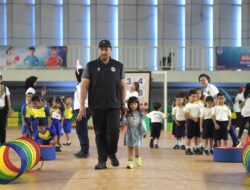 Menpora Dito Bersama Putrinya Sadia Ramaikan Festival Olahraga Usia Dini 2023