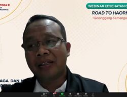 Karo Humas dan Umum Buka Webinar Kesehatan Olahraga Road to Haornas 2023