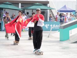 Atlet Skateboard Sanggoe Darma Sukses Raih Medali Perak di Asian Games 2022 Hangzhou