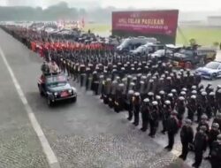 Amankan KTT ASEAN Ke-43, Kapolri dan Panglima TNI Pimpin Apel Gelar Pasukan
