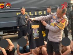 Sat Samapta Polres Bogor Berhasil Amankan 10 orang Gengstar Yang Meresahkan Warga Kabupaten Bogor