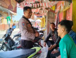 Bhabinkamtibmas Polsek Maja Ajak Tokoh Masyarakat Bersinergi Dalam Menjaga Kamtibmas