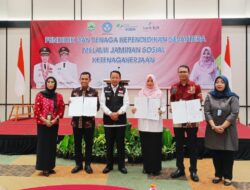 Bupati Majalengka, Apresiasikan Kegiatan Penandatanganan MoU antara BPJS Ketenagakerjaan dengan Pemkab Majalengka serta Bank BJB Majalengka