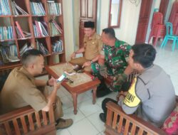 Bhabinkamtibmas dan Bhabinsa Maja Sambangi Perangkat Desa Kertabasuki untuk Memperkuat Hubungan dengan Masyarakat