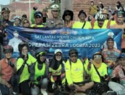 Hari Ke-5 Pelaksanaan Ops Zebra Lodaya 2023,Sat Lantas Polres Cirebon Kota Kampayekan Keselamatan Bareng “GOJUBAR”