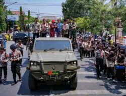 Kirab Kebangsaan Merah Putih di Indramayu Berjalan Meriah