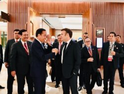 Bertemu Presiden Macron, Presiden Jokowi Apresiasi Investasi Prancis Pada Sektor Strategis di Indonesia
