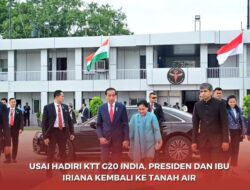 Usai Hadiri KTT G20 India, Presiden dan Ibu Iriana Kembali ke Tanah Air