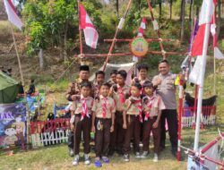 Bhabinkamtibmas Desa Pasirayu Sambangi Kegiatan Pramuka