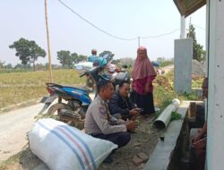 Bhabinkmatibmas Polsek Jatiwangi Sambang Desa dan Temui Warganya Sembari Berikan Imbauan Kamtibmas