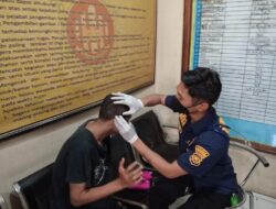 Sidokkes Polres Majalengka Menjalankan Pengecekan Kesehatan Tahanan Polres