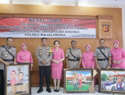 Pisah Sambut Pejabat Baru dan Pejabat Lama di Polres Majalengka