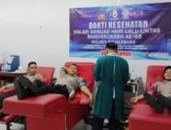 Satlantas Polres Majalengka Gelar Donor Darah dalam Rangka Peringatan Hari Ulang Tahun Lalu Lintas Bhayangkara