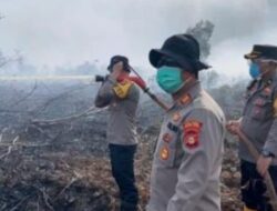 Cepat Tanggap, Tim Gabungan Polres Muara Enim Padamkan Karhutla
