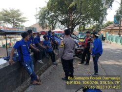 POLSEK DARMARAJA POLRES SUMEDANG GELAR KRYD CEGAH GANGGUAN KAMTIBMAS