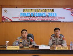Kapolres Majalengka Membuka Lat Pra Operasi Pekat II Lodaya 2023