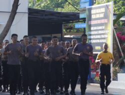Polres Majalengka Gelar Olahraga Pagi untuk Jaga Kebugaran Personil