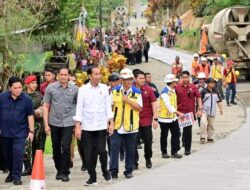 Presiden Jokowi Tinjau Progres Penanganan IJD di Kabupaten Penajam Paser Utara
